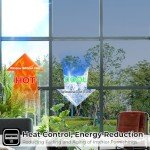 Coavas One Way Privacy Window Film with 3 Tools, Reflective Mirror Home Window Tint See Out Not in Sun Blocking Window Security Clings Self-Adhesive Daytime Privacy House Window Cover,17.5x78.7in