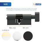 XFORT 3 Star Polished Euro Cylinder Lock