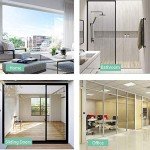 4mil Clear Security and Safety Window Film Shatterproof Glass Protective Vinyl Adhesive UV Blocking Explosion-Proof Tranparent Film, 24Inch x 10Feet
