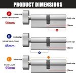 High-Security Euro Lock Cylinder with Keys