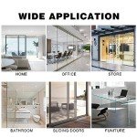 KASHIBANG Security Window Film, 17.5in x 16.4ft Shatterproof Film, Transparent Self-Adhesive Security Window Film, 4Mil Anti Shatter Tempered Glass Film, Glass Protective Window Film for Home/Office