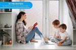 Privacy Window Film: Translucent Static Cling Treatment for Home Security and Decorative Frosted Glass Effect - No Residue, Heat Control, UV Prevention, Easy Removal (Winter Frost, 48 x 144 inches)