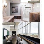 HOHOFILM Clear Window Film Safety and Security Anti Shatter Glass Film Self-Adhesive Explosion-proof Vinyl,183cmx300cm