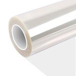 LRQY Clear Safety Security Window Film Anti Shatter Glass,Protection Bank Counters Smooth Glass,Easy to Apply,4 mil,100x300cm(39x118inch)