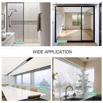 Clear Window Security Film Adhesive Anti Shatter Safety Window Glass Protection Sticker Heat Control Anti UV for Home and Office 2Mil, 20inch x 10feet