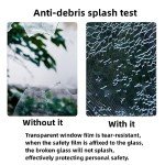 Anti Shatter Glass Protection - Happyroom Safety & Security Window Film Clear Glass Protection (76cm*3m)