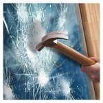 Clear Window Security Film Adhesive Anti Shatter Safety Window Glass Protection Sticker Heat Control Anti UV for Home and Office 2Mil, 20inch x 10feet