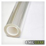 BDF S4MC Window Film Security and Safety 4 Mil Clear - 36in X 49ft