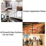 HOHOFILM Security and Safety Window Protective Film Anti-Scratch Glass Safety Film Clear Adhesive Film,70cmx300cm