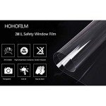 HOHOFILM Security and Safety Window Protective Film Anti-Scratch Glass Safety Film Clear Adhesive Film,70cmx300cm