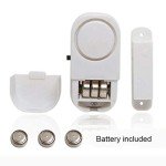 4 Pack Window & Door Burglar Intruder Alarms Alarm Breach Wireless Sensor Loud Security Mini Alarms Magnetic Door Window Alarm Home Security System Wireless Sensor Burglar Intruder