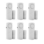 Personal Security Window & Door Alarm Bell | Wireless Sensor Door Window Burglar Alarm | Pack of 6