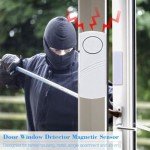 Personal Security Window & Door Alarm Bell | Wireless Sensor Door Window Burglar Alarm | Pack of 6