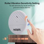 Window Alarm 5 Pack, 125DB Loud Glass Break Sensors, Detects Glassbreak & Vibration, with Adjustable Sensitivity, Fit for Any Window for Indoor Home Office Security