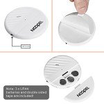 Window Alarm 5 Pack, 125DB Loud Glass Break Sensors, Detects Glassbreak & Vibration, with Adjustable Sensitivity, Fit for Any Window for Indoor Home Office Security