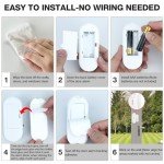 Personal Security Window & Door Alarm Bell | Wireless Sensor Door Window Burglar Alarm | Pack of 4