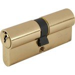 Yale High Security Euro Cylinder Lock - Brass Finish