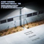 Royana Outdoor Security Lights Motion Sensor: 10W LED PIR Floodlight IP66 Waterproof Garden Garage