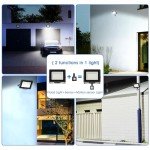 Royana Outdoor Security Lights Motion Sensor: 10W LED PIR Floodlight IP66 Waterproof Garden Garage