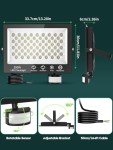 Security Lights Outdoor Motion Sensor,200W 20000LM PIR Security Light with Remote Control,6500K Cool White Motion Sensor Lights Outdoor,IP66 Waterproof LED Floodlight Outdoor for Garden Yard Garage