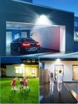 Security Lights Outdoor Motion Sensor,200W 20000LM PIR Security Light with Remote Control,6500K Cool White Motion Sensor Lights Outdoor,IP66 Waterproof LED Floodlight Outdoor for Garden Yard Garage