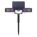 Monster Zapper Solar Light – Venteo – Pest Trap – Outdoor Lighting – Motion Sensor – Solar Panel – UV LED Light – 140 Lumens – 12 Hours Battery Life – Pesticide Free