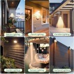 Fosingut 30W Security Lights with Motion Sensor,Super Bright 3000lm LED Floodlight Outdoor,IP66 Waterproof Wall Light Work Lighting,3000K Warm White Spotlight Outside for Garage,Garden,Backyard,Patio