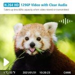 Folgtek WiFi Wildlife Camera 32MP 1296P with Night Vision and Motion Detection, IP66 Waterproof 120° Wide Angle & 0.1s Trigger Time for Backyard, Garden, Farm