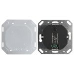 SEBSON PIR Sensor Light Switch Outdoor IP65 - Wall Flush Mounted, Programmable, Range 10m/190° - Infrared Motion Sensor for LED Lights, 3-Wire, Installation 53x53x23mm