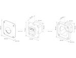 SEBSON PIR Sensor Light Switch Outdoor IP65 - Wall Flush Mounted, Programmable, Range 10m/190° - Infrared Motion Sensor for LED Lights, 3-Wire, Installation 53x53x23mm