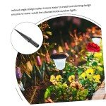 ORFOFE Garden Lamps Ground Spikes Accessories for Solar Lights Replacement Candy Cane Spikes for Weatherproof Solar Fairy Lights Outdoor Robust Plastic Lamp Holder for Garden and Landscape Pack of 10