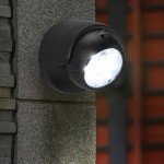 Kinberry Motion Sensor PIR Light, 4PCS Motion Sensor LED Spotlight LED Security Light with Motion Sensor, Battery Operated PIR Sensor Security Light for Stair Hallway Garage Entrance