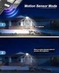 JAYNLT 7200W Solar Street Lights Outdoor, 6500K High Lumen Solar Parking Lot Lights Commercial, Dusk to Dawn Solar Security Flood Lights with Motion Sensor for Parking Lot,Garage,Stadium