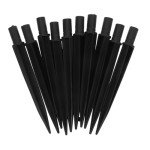 OFFSCH Garden Solar Lamps Ground Spikes Plastic Replacement Stakes for Solar Lights for Outdoor Lighting Garden Accessories and Christmas Decoration Pack of 10