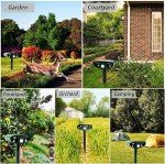 Solar Cat Repellent, Cat Deterrents Ultrasonic Animal Repeller, Outdoor Waterproof Pet Repellent with Motion Sensor for Farm Garden Yard Dogs Cats Birds Squirrels Deterrent