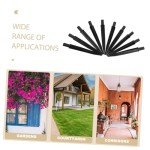 OFFSCH Garden Solar Lamps Ground Spikes Plastic Replacement Stakes for Solar Lights for Outdoor Lighting Garden Accessories and Christmas Decoration Pack of 10