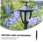OFFSCH Garden Solar Lamps Ground Spikes Plastic Replacement Stakes for Solar Lights for Outdoor Lighting Garden Accessories and Christmas Decoration Pack of 10