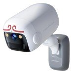 CINMOORE BC2U, Battery Powered Security Camera 4MP Wireless Indoor and Outdoor，2.4GHz Wi-Fi Cameras for Home Security with 2K+ Color Night Vision, Pre-roll