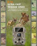 Punvoe Trail Camera WiFi 6K 64MP with 64GB Memory Card 8 Batteries and Night Vision Ip67 Waterproof 130°Wide Angle 0.05s Trigger Speed, Suitable for Outdoor Wildlife Detection, Monitoring Game Cam