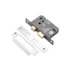 Polished Chrome 3 Lever Mortice Door Lock