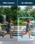 Arlo Pro 5 Security Camera Outdoor Wireless with Rechargeable Battery, 2K Outdoor Camera Kit, Dual-Band Wifi, Battery Operated, Free Trial of Secure, Advanced Colour Night Vision, 1 Camera, White
