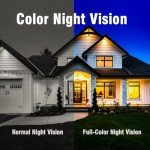 CINMOORE BC2U, Battery Powered Security Camera 4MP Wireless Indoor and Outdoor，2.4GHz Wi-Fi Cameras for Home Security with 2K+ Color Night Vision, Pre-roll