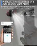 Solar Panel Security Cameras Wireless Outdoor - Battery Powered Cameras for Home Security WiFi Camera with IP65 Waterproof, Two-Way Audio, Color Night Vision, No Subscription WiFi Security Camera