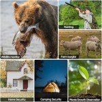 Wildlife Camera - 30MP 1296P WiFi Bluetooth Trail Camera, Game Camera with Night Vision Motion Activated Waterproof, IP66 Waterproof 120° View Angle for Outdoor Wildlife Monitoring