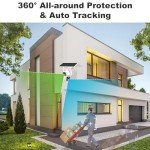 GENBOLT Solar WiFi Security Camera Outdoor Wireless, 8W 15600mAh Battery Powered Home Surveillance Camera CCTV with Dual View, Dual lens Spotlight IP Camera with Color Night, PIR Detection