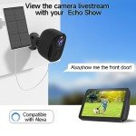 Security Cameras Wireless Outdoor -2K Home Security Camera Battery Powered, Outdoor Security Cameras with 3MP Color Night Vision/Spotlight/IP65 Waterproof/PIR Detection/2-Way Talk/Cloud/SD-up to 256G