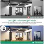 FISHBOT 1080P Wireless Security Camera, Outdoor/Indoor Home Cam with 2-Way Talk, Smart AI Human Detection, Battery Power, 2.4G WiFi Surveillance, Color Night Vision, Cloud Storage (2-pack)