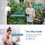 WOOLINK 4PCS 4MP Solar Security Cameras Wireless Outdoor, 2.5K Pan/Tilt Rechargeable Battery Powered, 2.4GHz WiFi Camera for Home Security, Motion Detection, 2-Way Talk, Color Night Vision, Cloud/SD