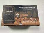 MAXDONE Wildlife Camera WiFi Bluetooth with APP, 48MP 30FPS Solar Trail Camera with Night Vision Activated Waterproof IP66, 0.1s Trigger Speed, Built-in Battery Rechargeable for Wildlife Monitoring