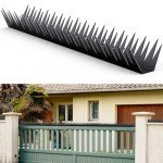 Anti Climb Fence Spikes Stainless Steel,Intruder Deterrent Wall Spikes, Animal and Bird Repellent Security Spikes for Outdoor Walls, Garden Fences, Roofs, Durable Home Security 6PCS（94.4 in ）